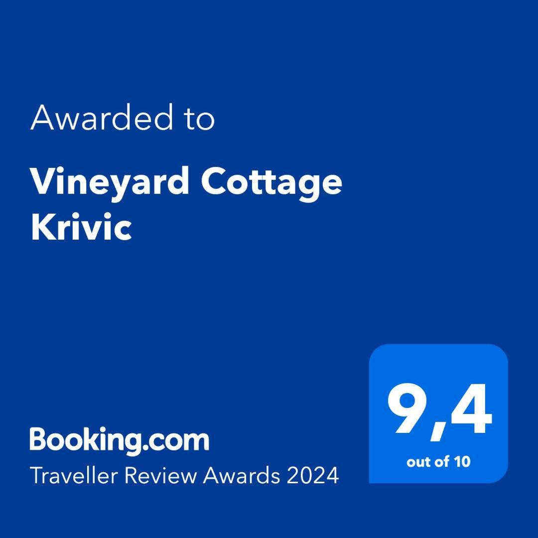 Vineyard Cottage Krivic 特贝尔诺 外观 照片